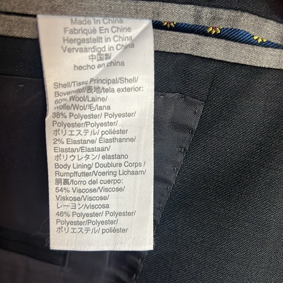 🟣 BOGO! Men's Slim Cut Ludlow Suit in Four Season Wool - Picture 7 of 13